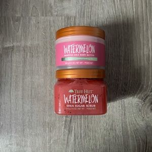 Tree hut body scrub and body butter